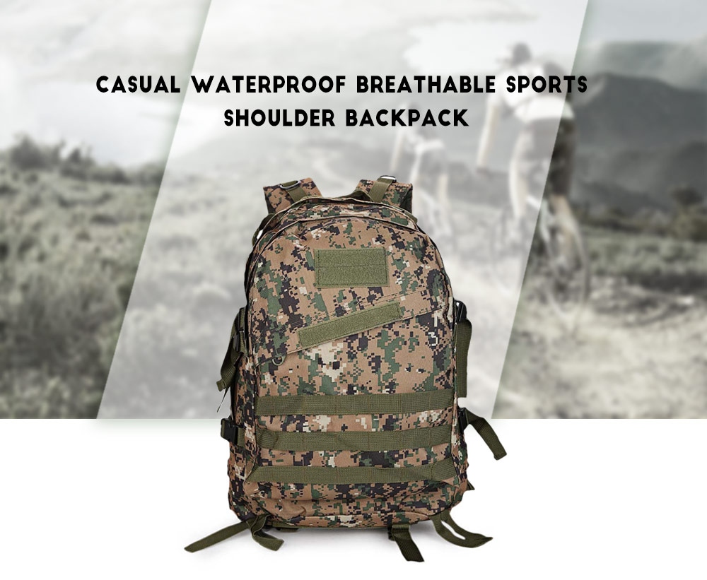 Guapabien Casual Outside Waterproof Wear Breathable Sports Shoulder Backpack