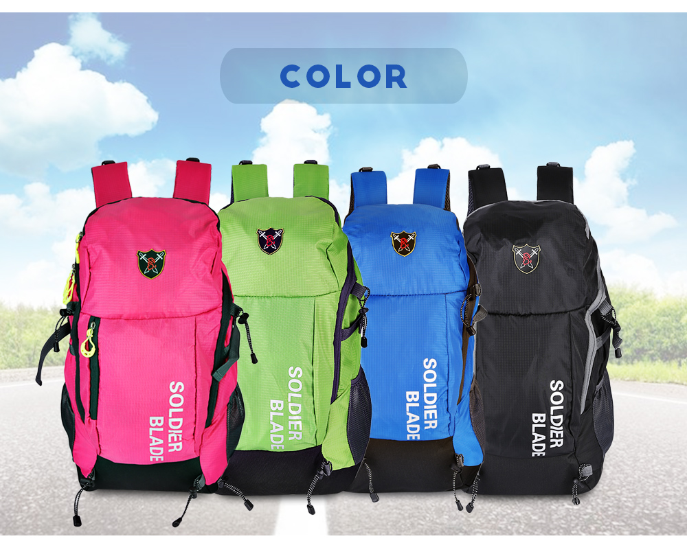 SOLDIER BLADE Multifunction Outdoor Traveling Riding Biking Light Weight Water Resistant Backpack