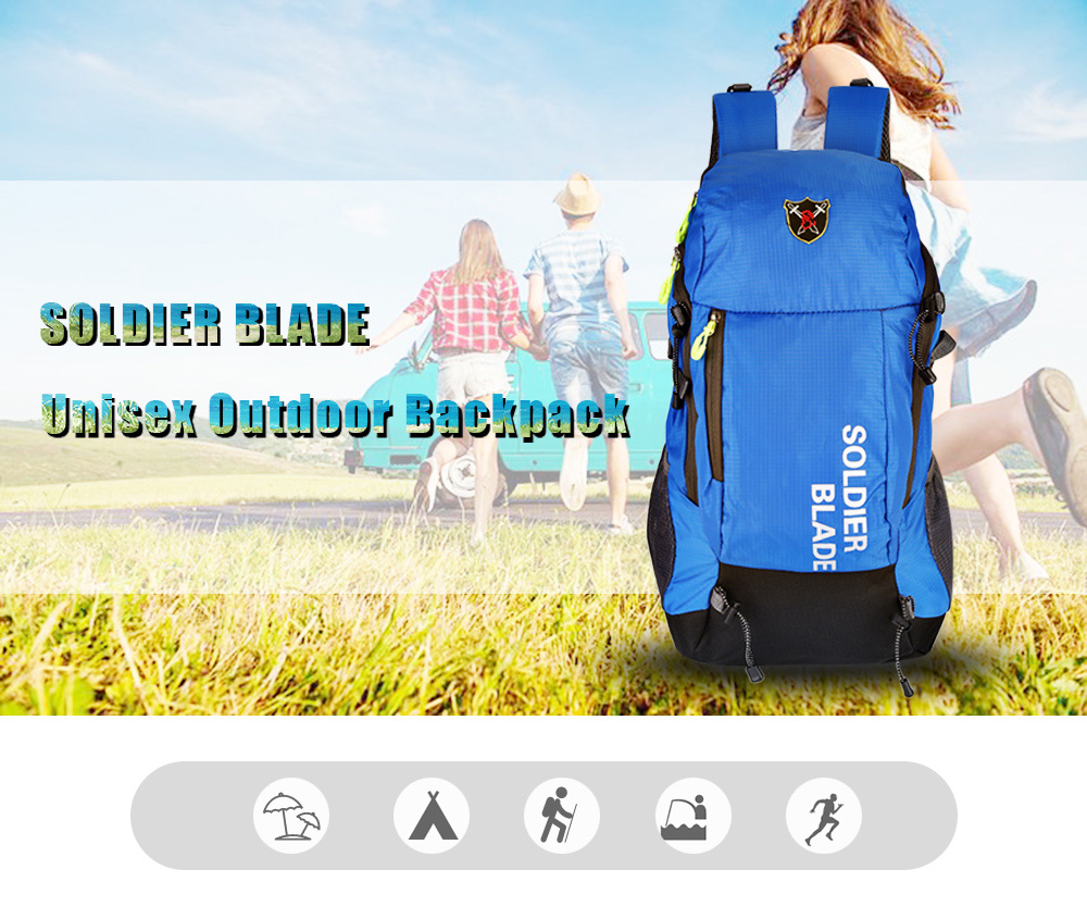 SOLDIER BLADE Multifunction Outdoor Traveling Riding Biking Light Weight Water Resistant Backpack