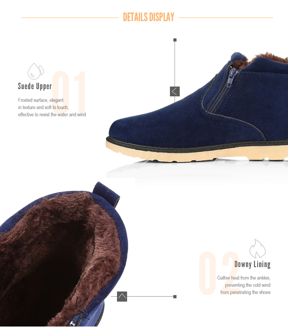 Fashion Anti-slip Warm Ankle Boots for Men