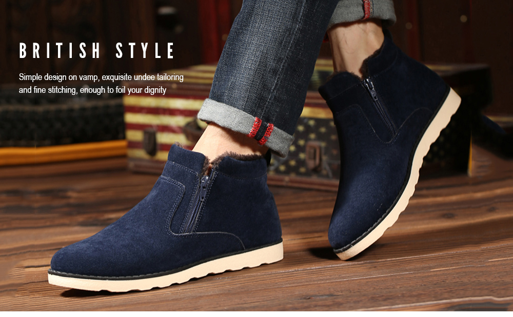 Fashion Anti-slip Warm Ankle Boots for Men