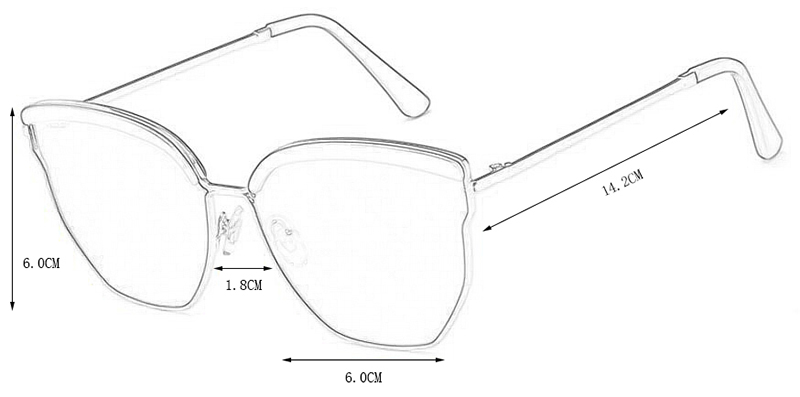 Unique Bolded Eyebrow Sun Shades Sunglasses