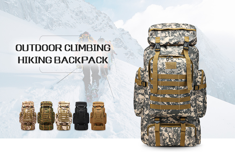 Outdoor Climbing Hiking Women Large Capacity Men Backpack