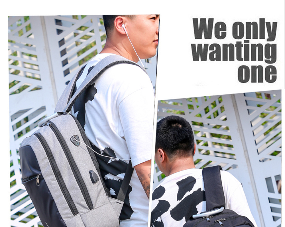 HUWAIJIANFENG Outdoor Classic Waterproof Fashion Daily Backpack for Men