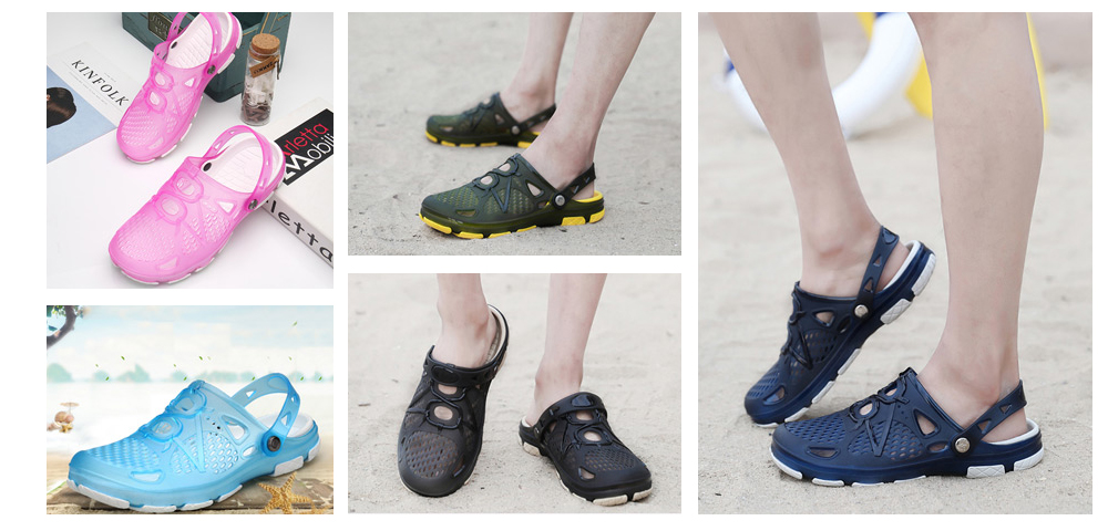 ZEACAVA Fashion Summer Men Odourless Breathable Beach Slippers