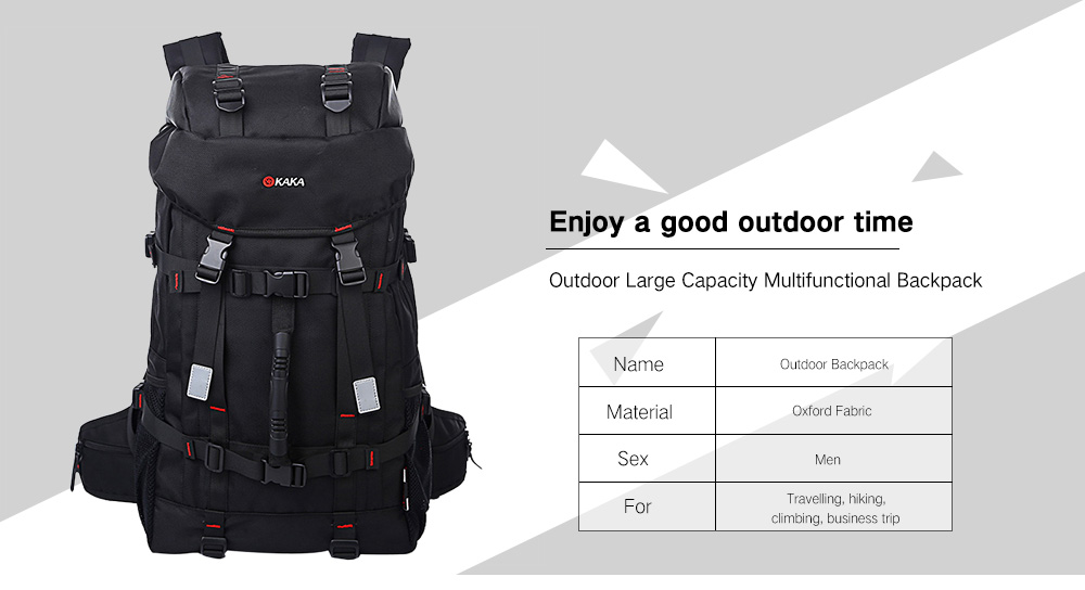 Kaka Outdoor Large Capacity Multifunctional Backpack