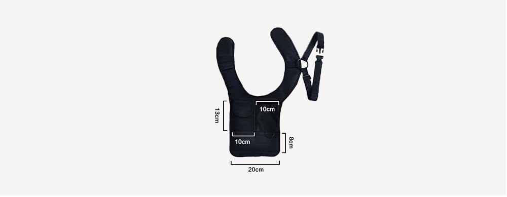 Security Anti-theft Hidden Armpit Shoulder Bag Mobile Phone Key Pack