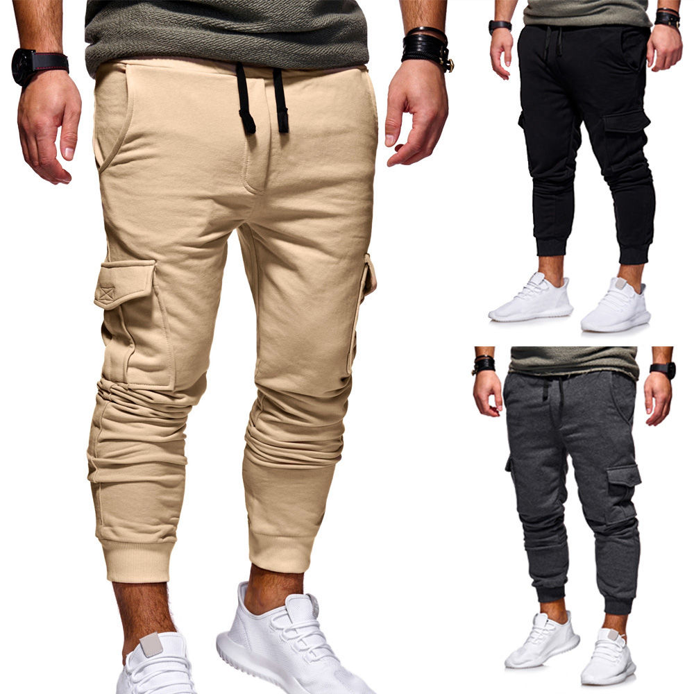 Side Pockets Fleece Jogger Pants