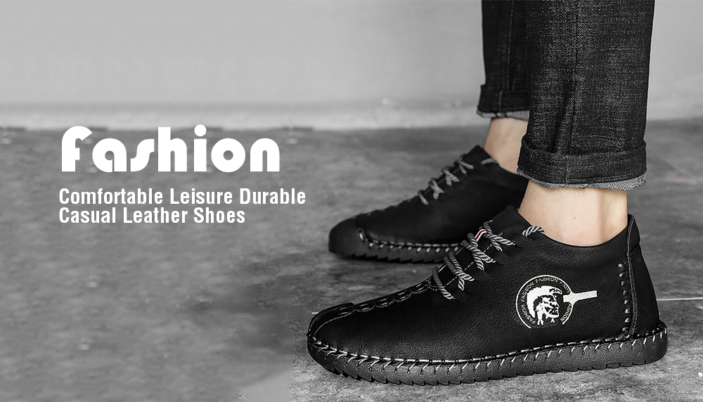 Fashion Comfortable Leisure Durable Casual Leather Shoes for Men