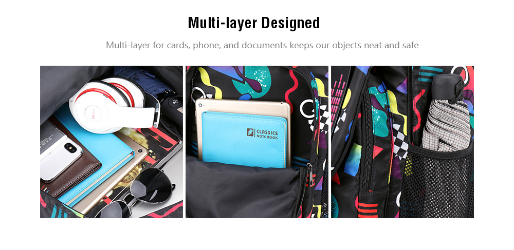 Liyongyi Smart USB Recharge Luminous Backpack