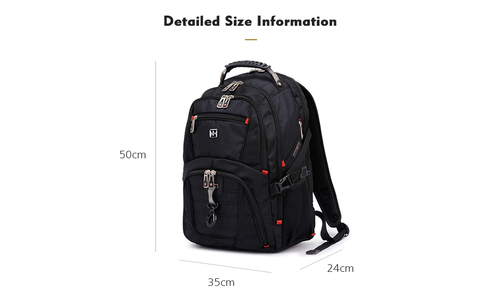 SWEETTOURIST 8112 Large-capacity Backpack Nylon Fabric