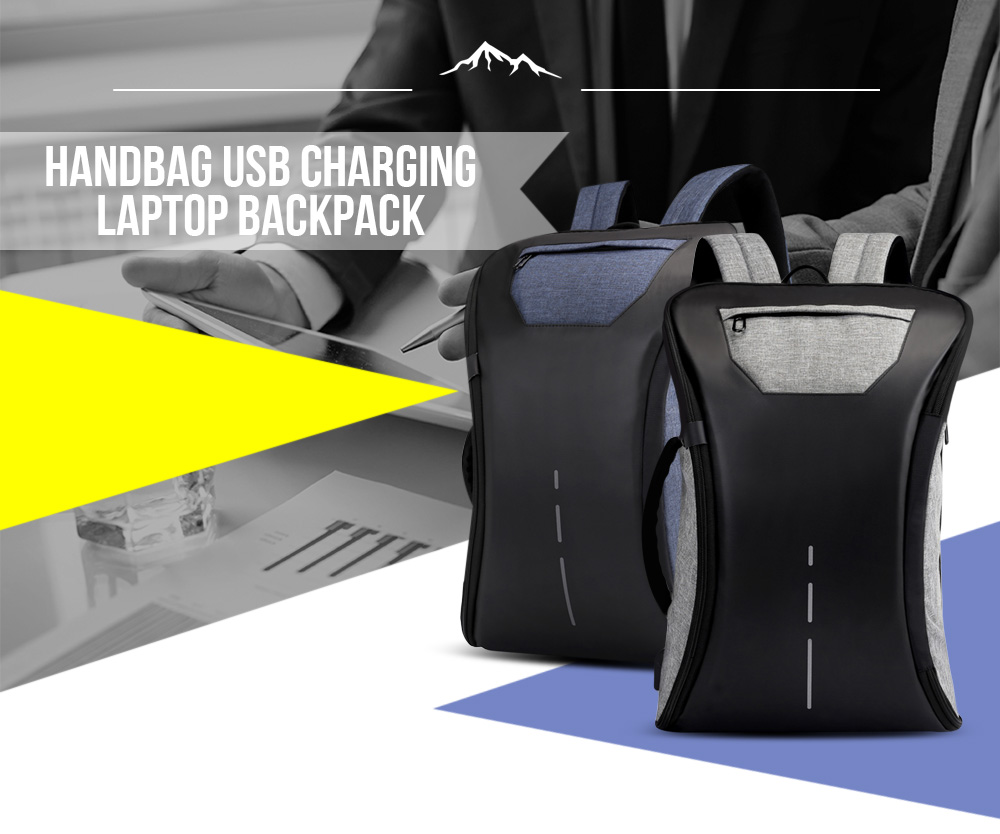 Handbag Laptop Bag USB Charging Backpack