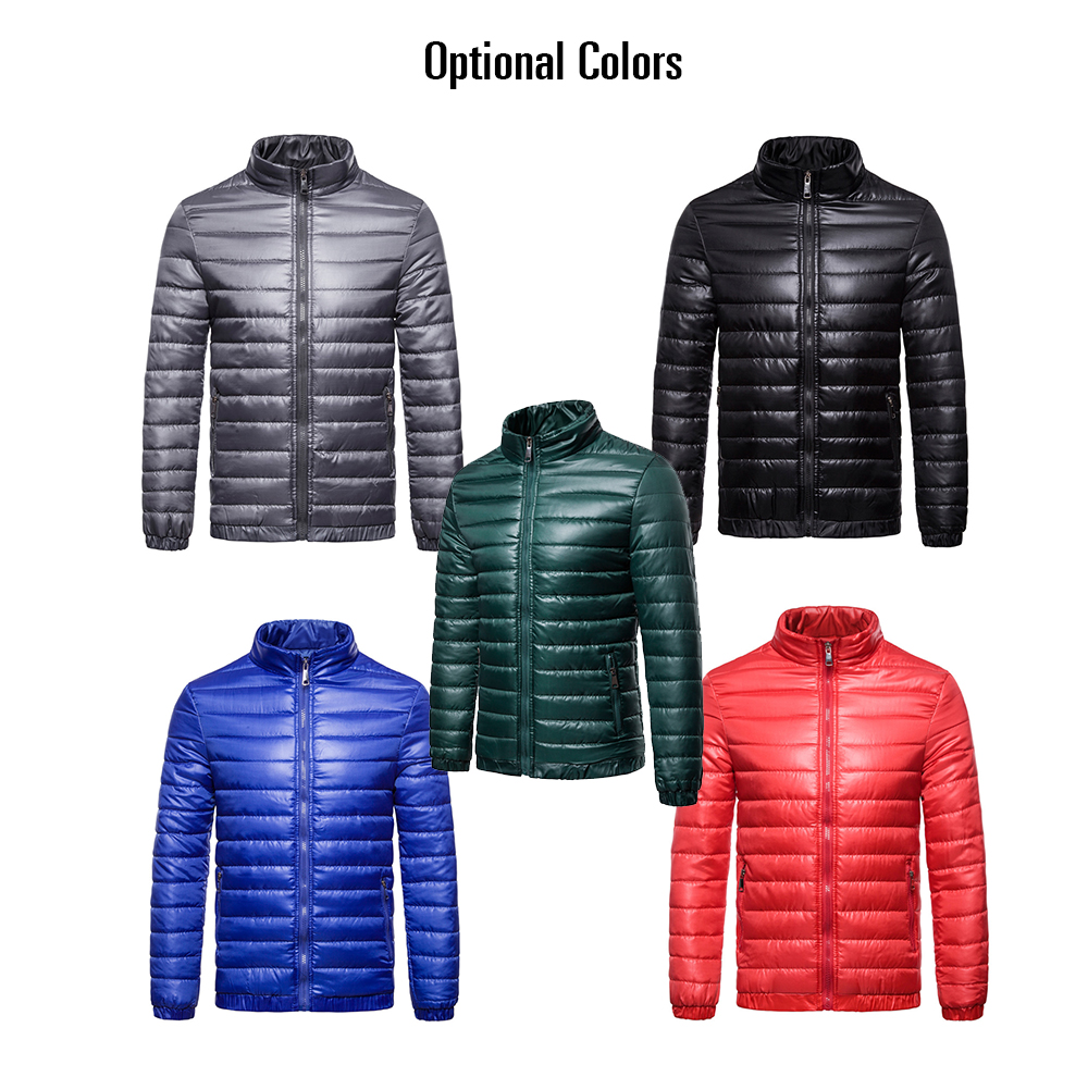 Men's Autumn Winter Stand Collar Down Jacket