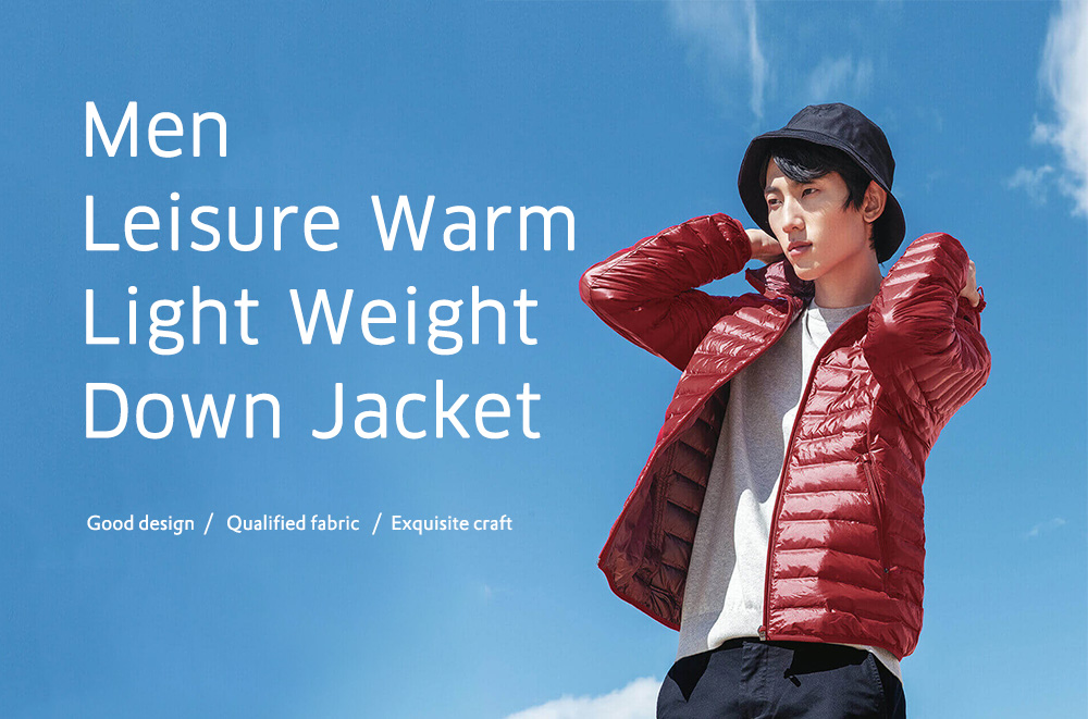 90FUN Men Leisure Down Jacket Warm Light Weight from Xiaomi Youpin