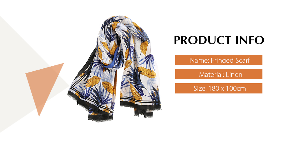 Female Print Soft Lady Fringed Scarf Women Wide Long Shawl Wrap