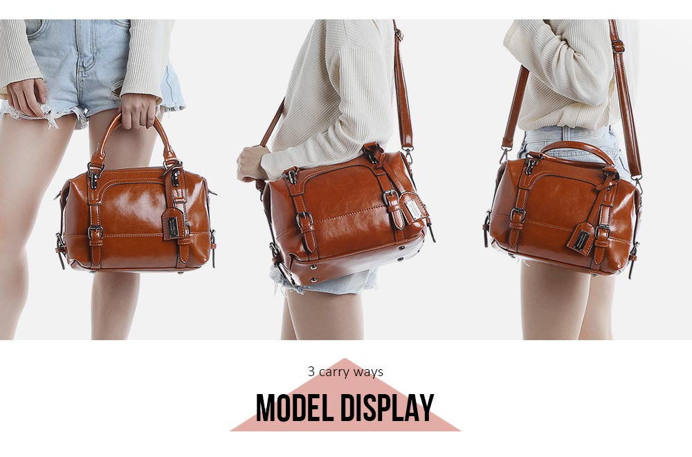 Soft PU Leather Stylish Large Capacity Women Handbag Ladies Bag