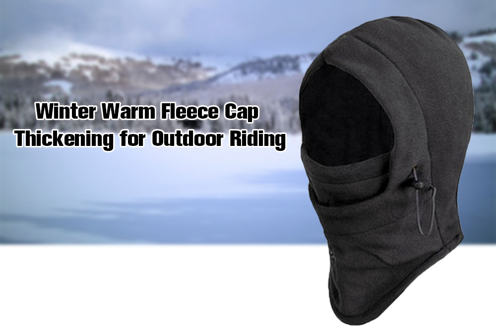 Bike Riding 6 in 1 Thermal Fleece Balaclava Outdoor Ski Masks Cyling Beanies Winter Protector Wind Stopper Face Hats