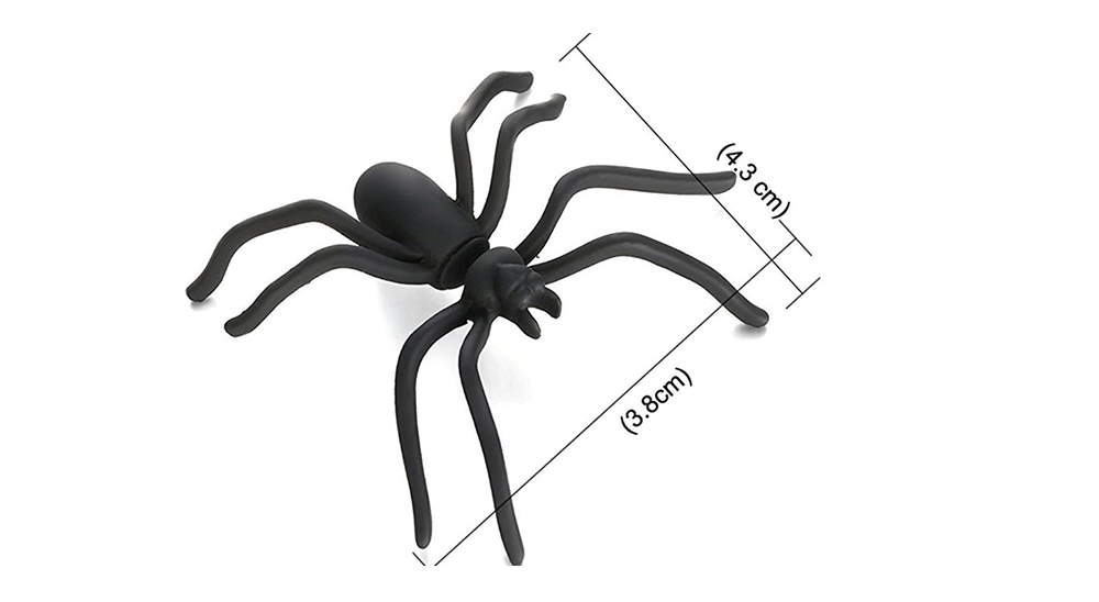 Black Spider Personality Earrings