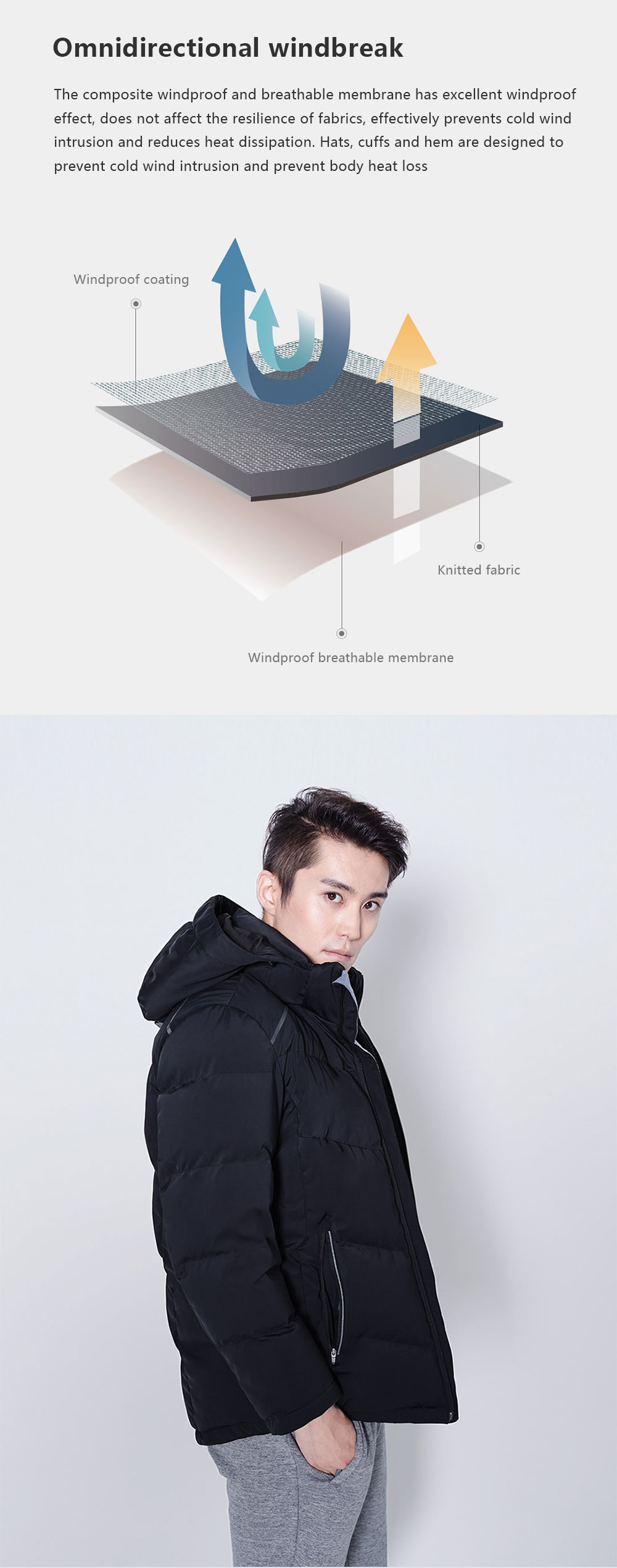 MITOWN LIFE Knit Comfortable Down Coat from Xiaomi Youpin