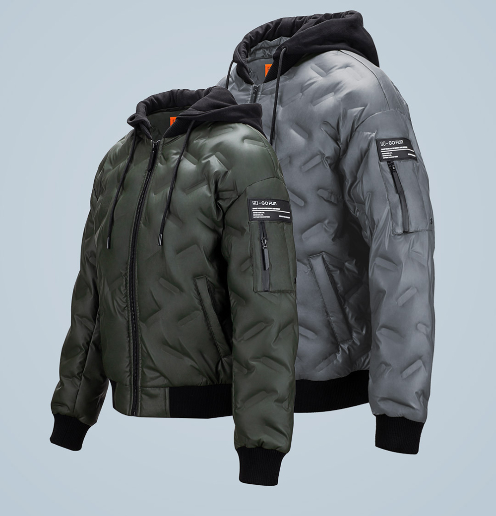 90FUN Men Warm Comfortable Down Jacket from Xiaomi Youpin