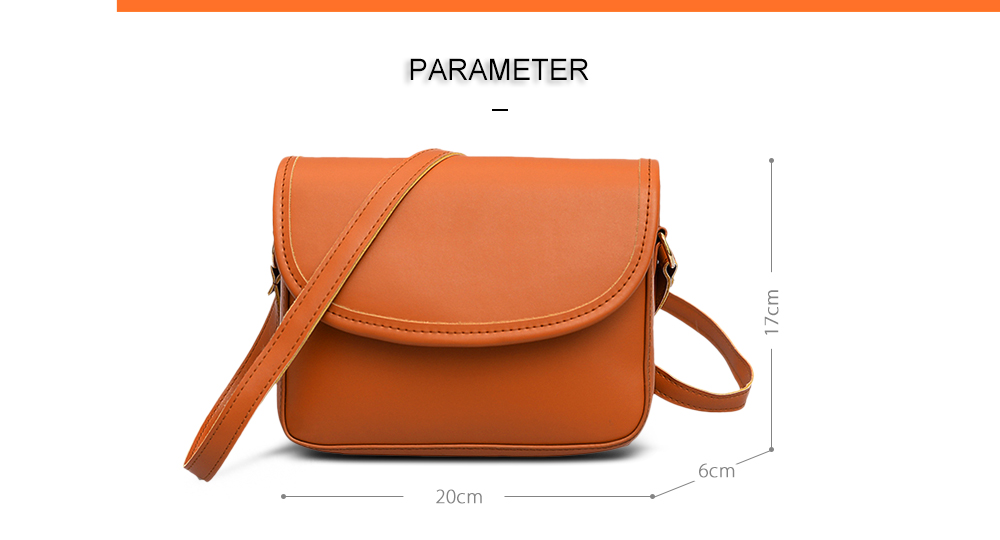 Guapabien Women PU Leather Versatile Girls Shoulder Crossbody Bag