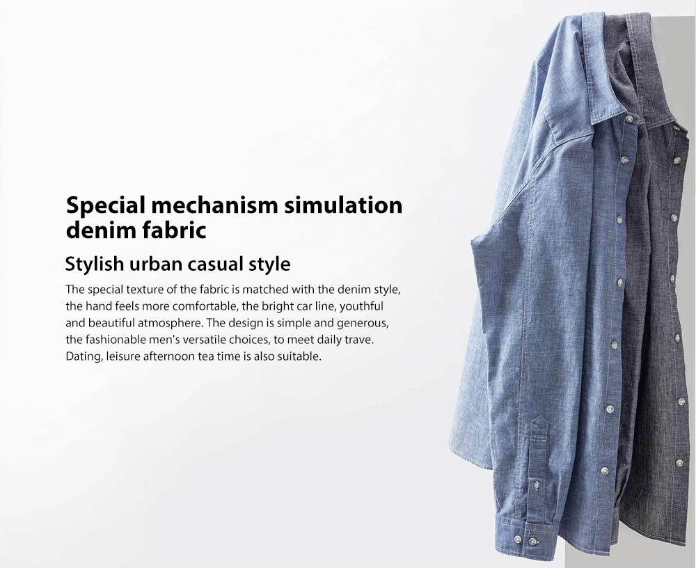 90FUN Denim Youth Shirt from Xiaomi youpin