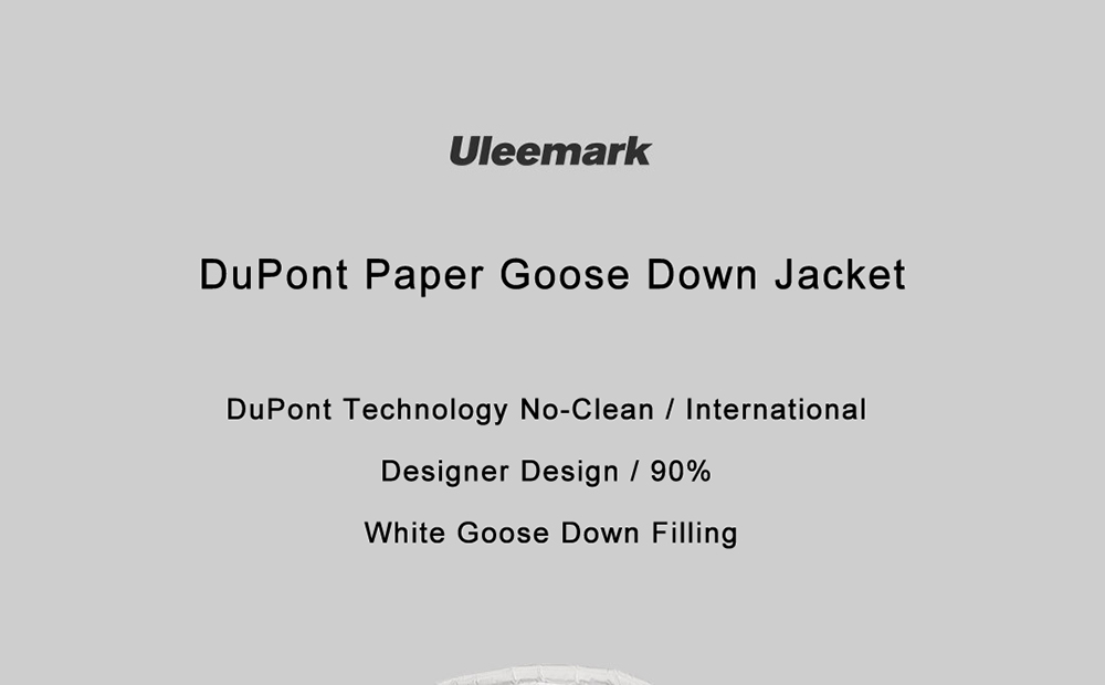 Uleemark DuPont Paper Goose Down Jacket from Xiaomi Youpin
