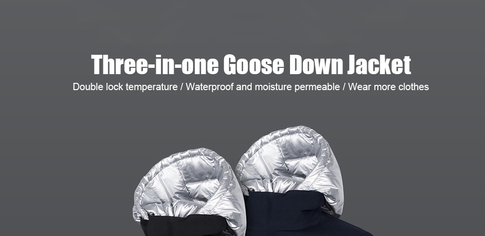 Men Three-in-one Goose Down Jacket from Xiaomi Youpin