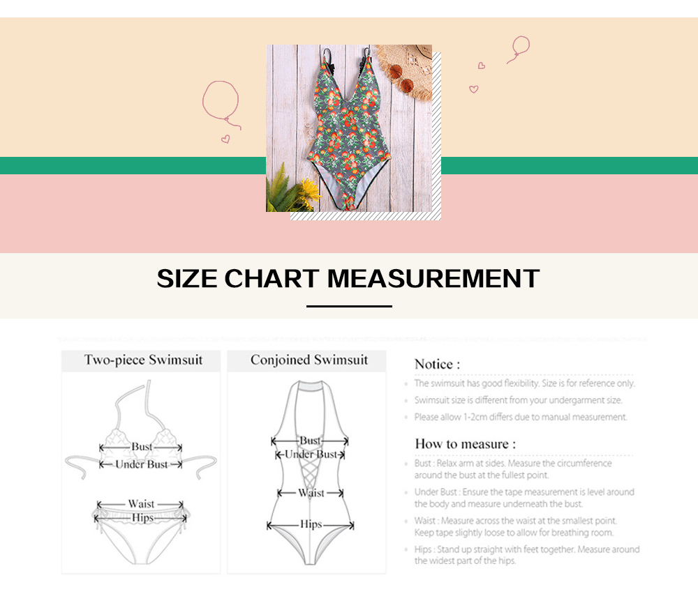 Sexy Printing Bikini Swimsuit Women Beachwear Swimwear Bathing Suit