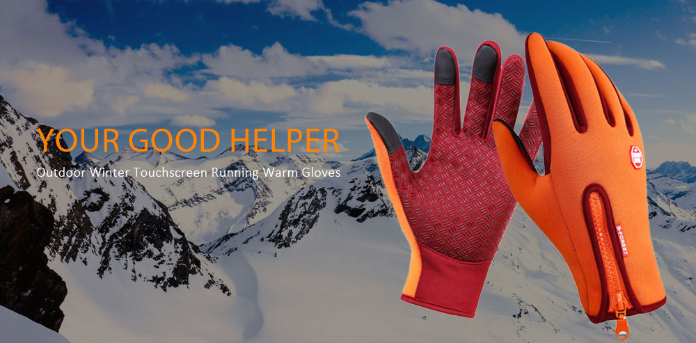 Outdoor Winter Gloves Touchscreen Running Warm