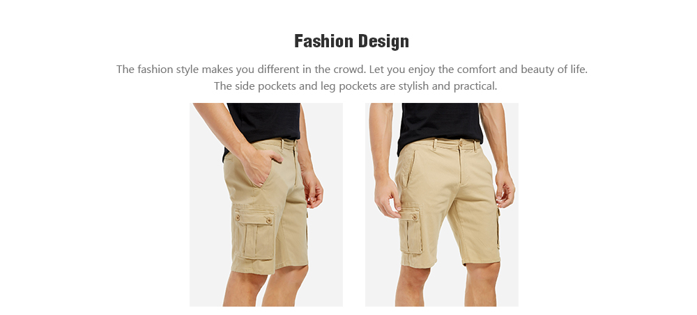 Knee Length Cargo Shorts