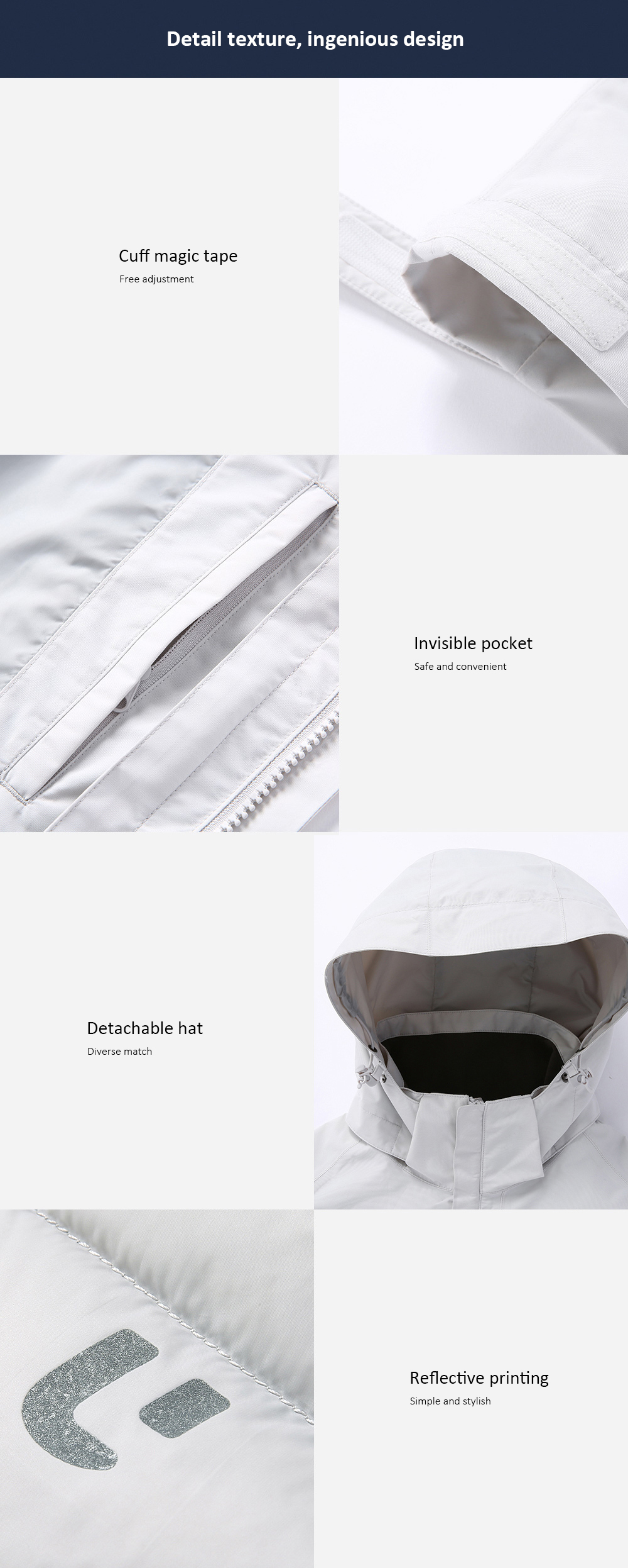 Uleemark 3-in-1 Travel Jacket 2PCS from Xiaomi Youpin