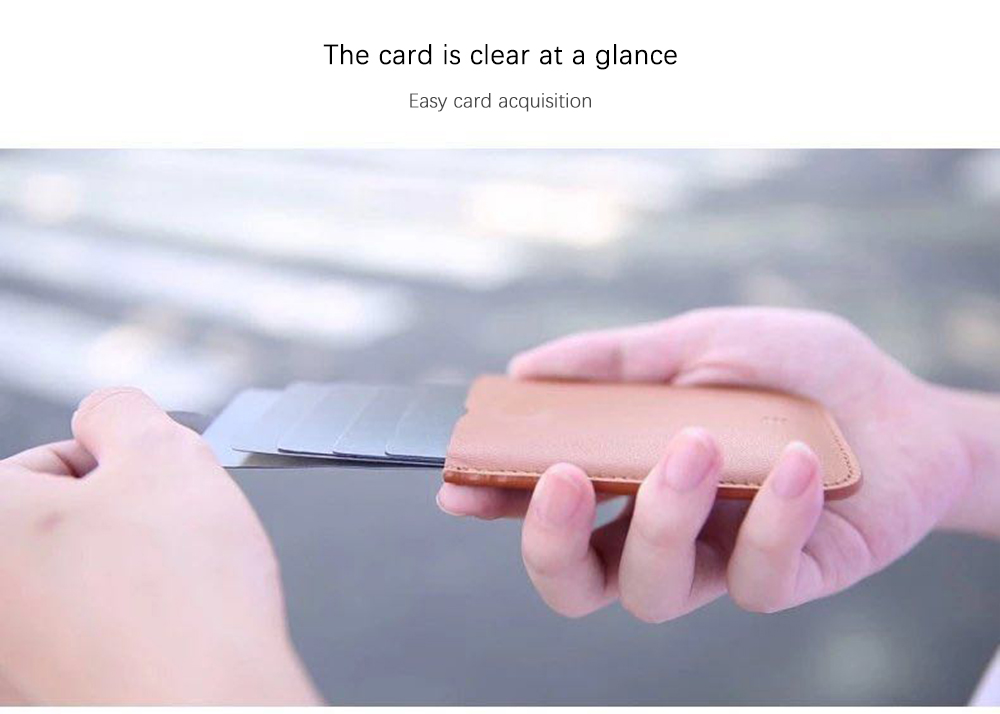 Allocacoc Pull-out Dax Wallet Mini Slim Card Holder