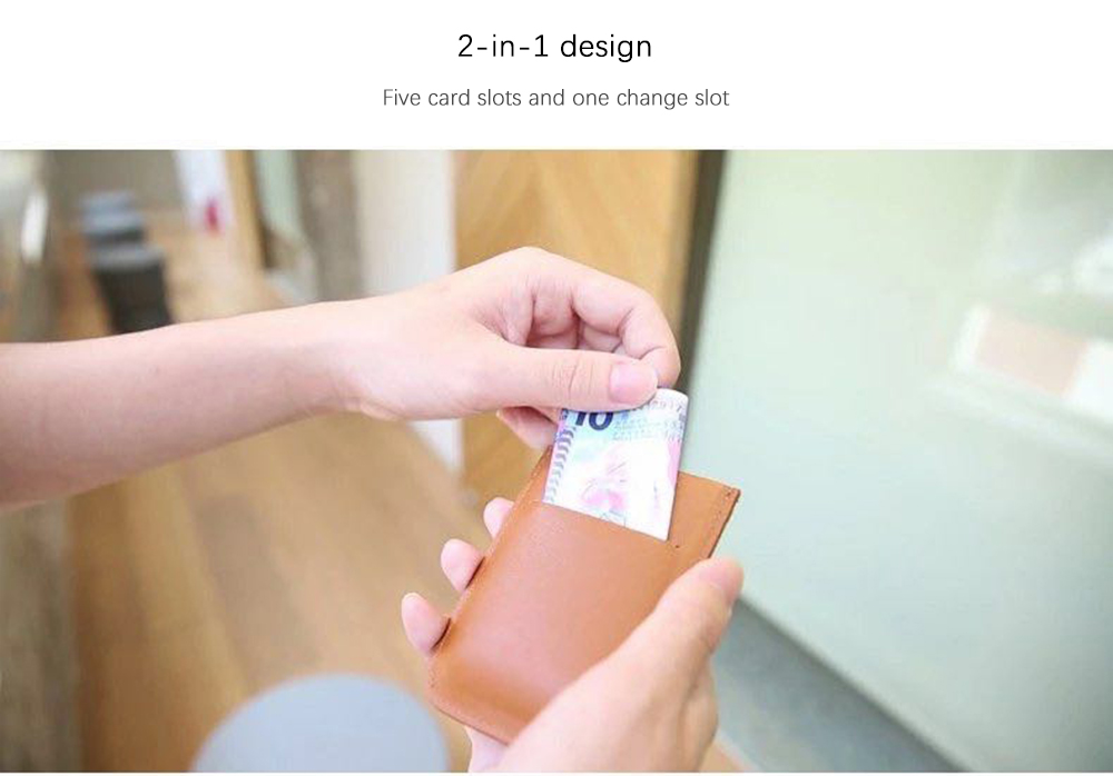 Allocacoc Pull-out Dax Wallet Mini Slim Card Holder