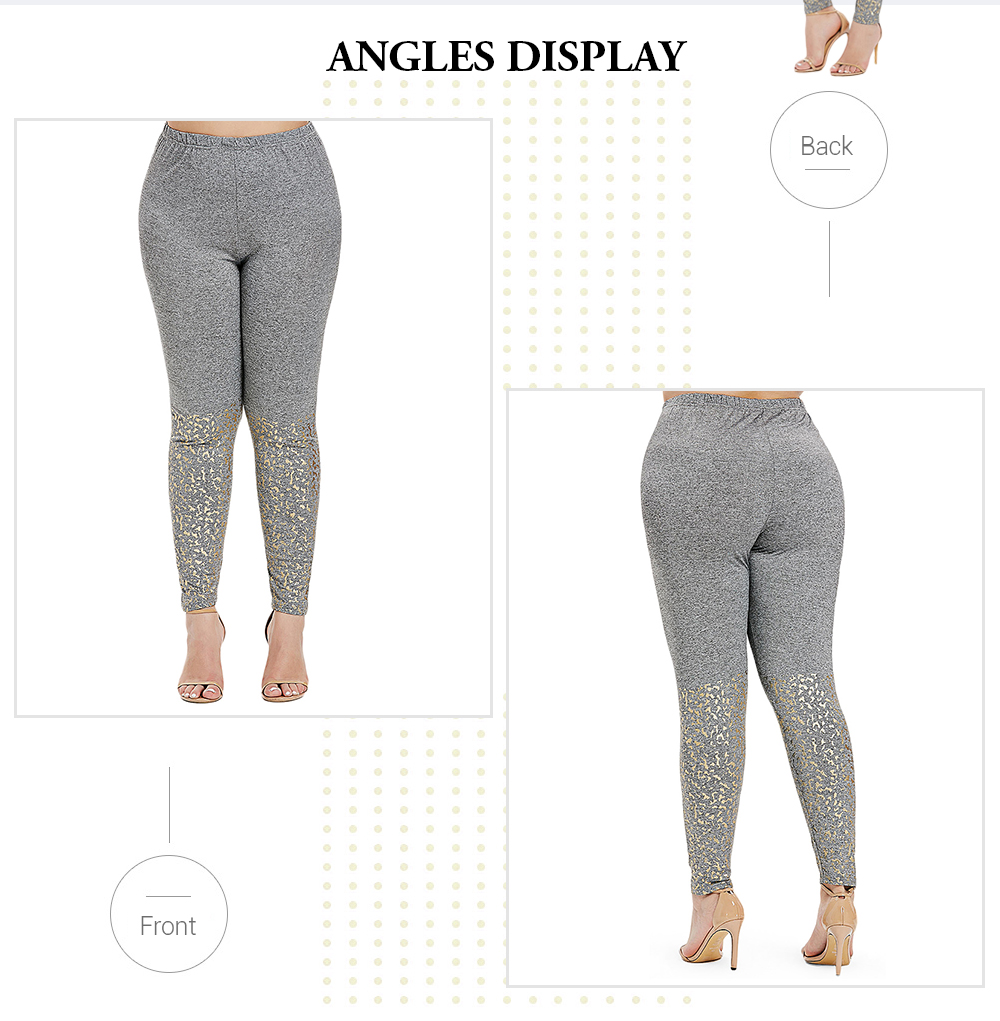 Plus Size High Waist Skinny Leggings