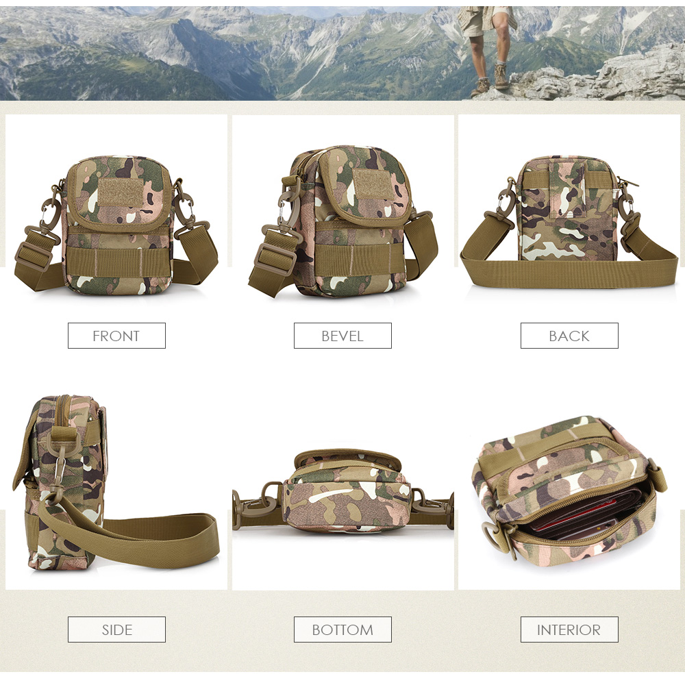 Outdoor Tactical Casual Sports Shoulder Chest Crossbody Men Bag