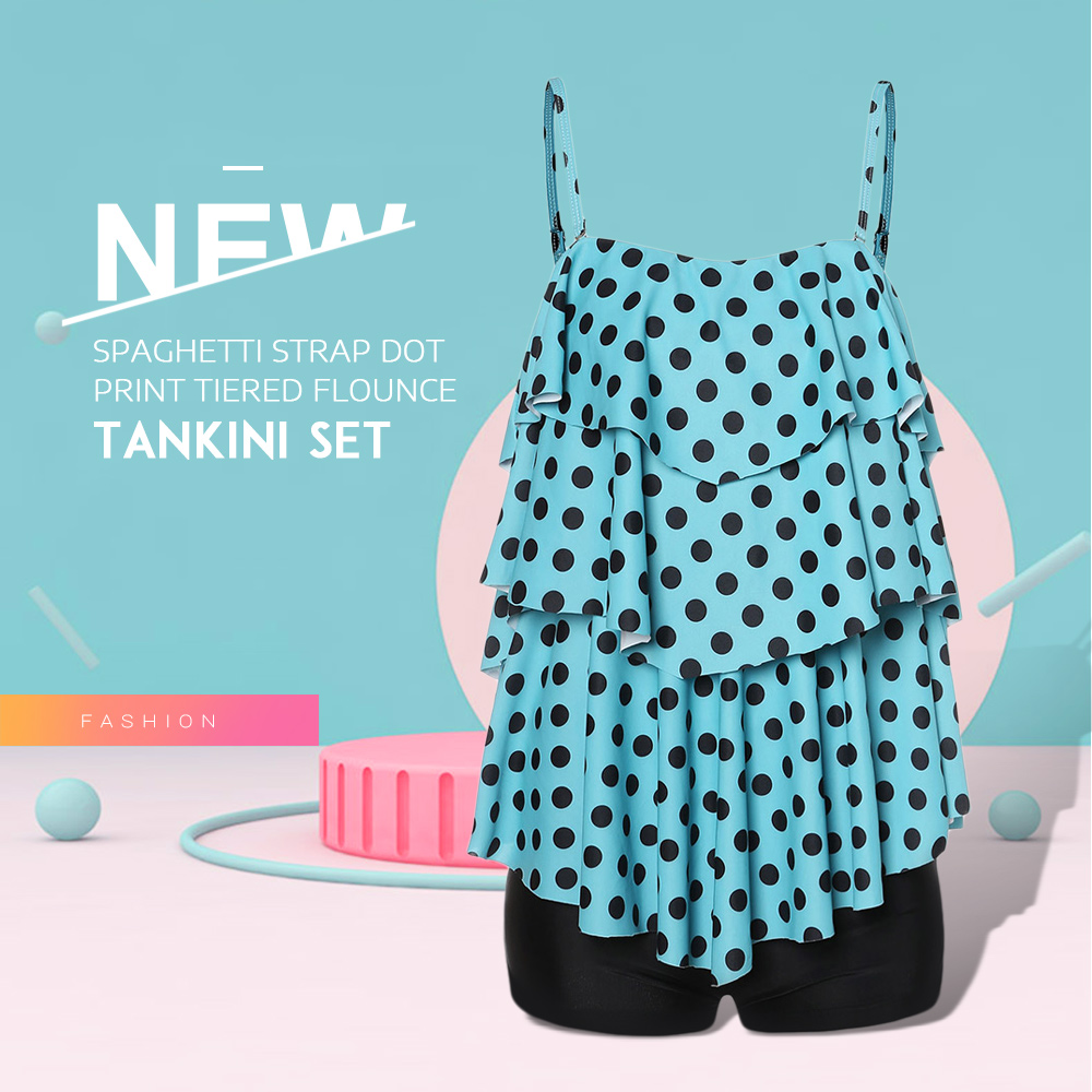 Cami Tiered Tankini Set