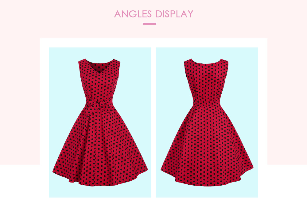 Vintage Dotted Pin Up Dress