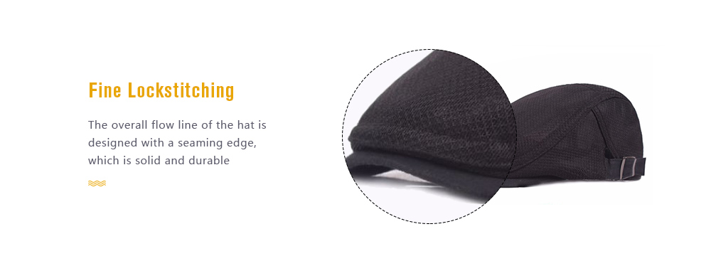 Outdoor Casual Breathable Mesh Visor Forward Hat Cap Beret