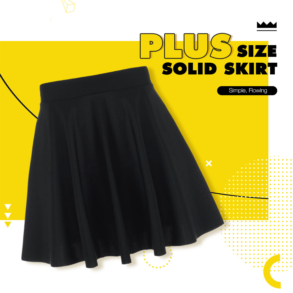 Plus Size Flare Skirted Briefs